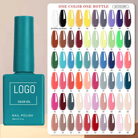 Gel Nail Polish Set 60 Colors Base Coat Glossy Matte Top Coat Blue Purple Gel Polish Gel Nail Kit Gifts for Women DIY at Home