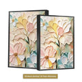 Handmade Textured Floral Canvas Print Art Interior Home Decor Abstract Crystal Palette Knife 3D Abstract Flower Art Oil Painting MegaBDM