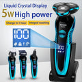ZOZEN Electric Razor Electric Shaver Washable Rechargeable Body Hair Clipper Shaving Machine for Men Beard Trimmer Wet Dry Use