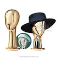 2 Colors Metal Head Mannequin cap hat Display Holder hair wig display Stand for store