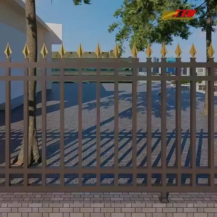 Stylish Customizable Outdoor Panels Vietnam Manufacturer's Iron Fence for Garden & Farm Use Metal Design Fencing Trellis & Gates