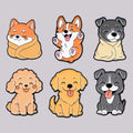 Cute Dogs Enamel Pin Corgi Brooch Pines Lapel Pins Badge on Backpack Clothing Accessories Animal Jewelry Pet Lover Gifts MegaBDM