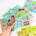 Custom Design Cute Cartoon Glossy Vinyl Cordial Cutting Stickers Transparent Kiss Cut Gift Promotion Cordial Stickers