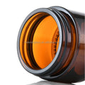 10ml 20ml 30ml 50ml 60ml 100ml Amber Glass Cosmetic Jar Amber Glass Cosmetic Jars with Lids Support Custom Logo Printed MegaBDM