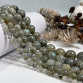 Natural Green Labradorite Gemstone Healing Energy Loose Beads for Jewelry Making
