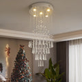 Manufacturer GU10 Bulb  Light Stainless Steel Crystal Chandelier Interior Illumination