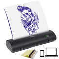 MHT-P8009 Tattoo Stencil Printer Wireless Battery Tattoo Thermal Copier Machine Tattoo Printer