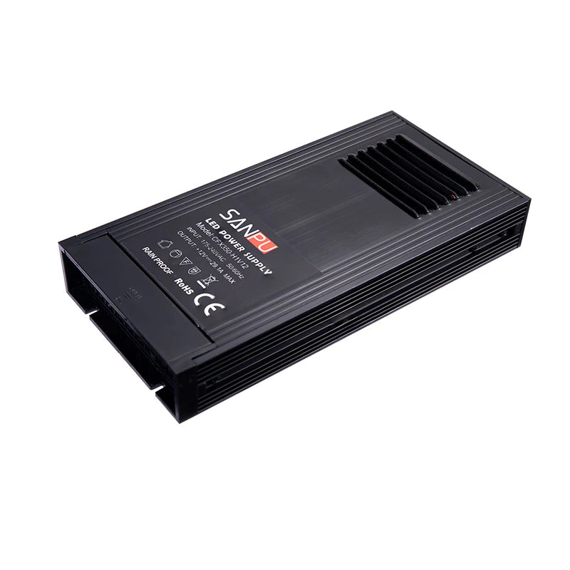350W CFX AC 220V 12V DC Single Output LED Driver IP65 Rainproof CE ROHS Certified LED Lighting OEM Supported