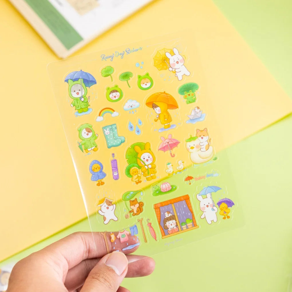 Personalized Private Waterproof Sticky Vinyl Label Logo Cartoon Kiss Cut Stickers Custom Printed Kiss Cut Stickers