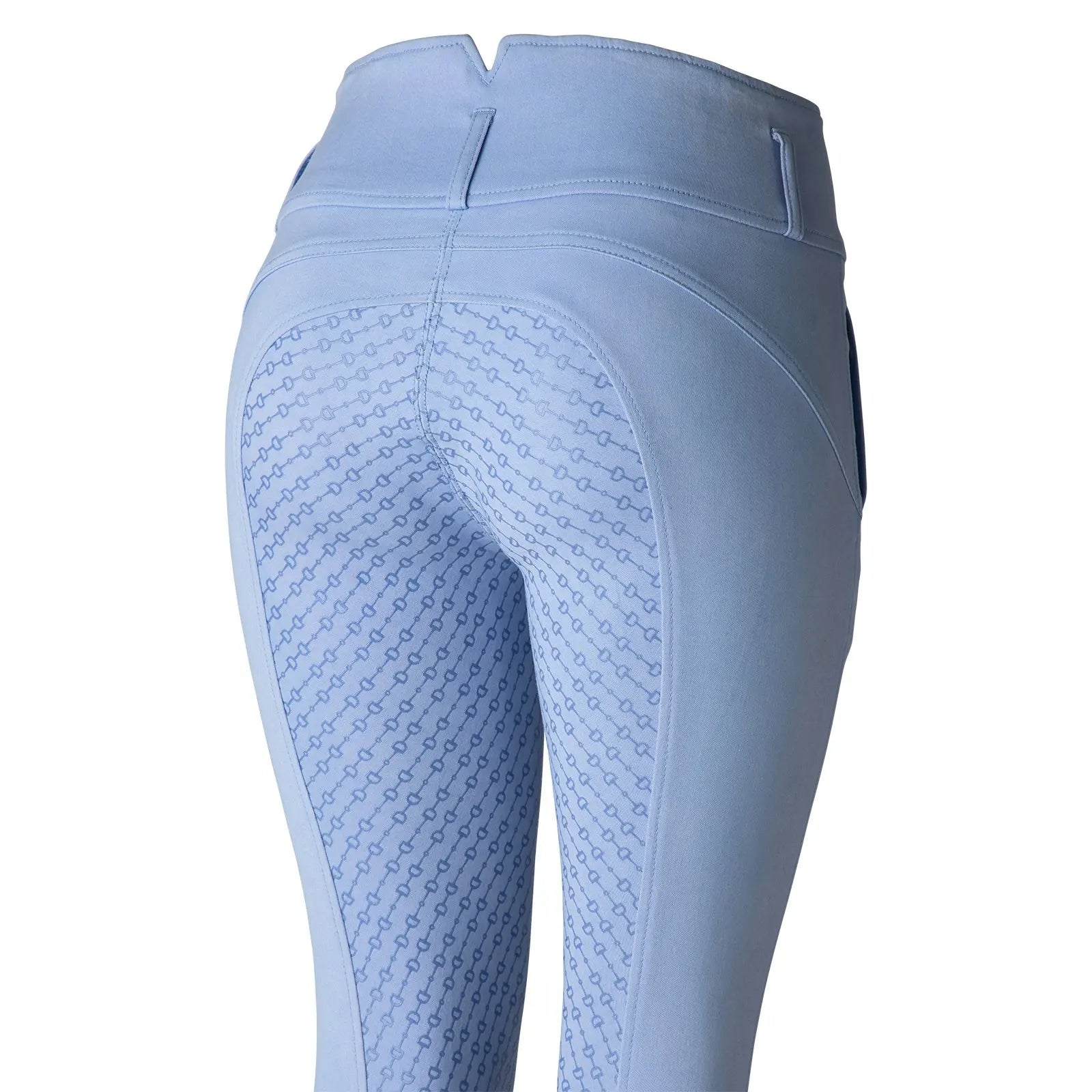 Full Seat Silica Riding Pants Denim Breeches High Waist Anti Slip Silicone Jodphurs Horse Riding Breeches Equestrian for Woman