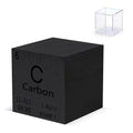 Carbon Cube 1" 99.9% Purity High Density Metal Element Cube for Element Collection Experiment Heavy Small Objects Experience
