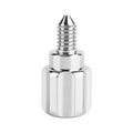 Attachment Knob Thumb Screw for KitchenAid Stand Mixer Mixer Aluminium Thumb Screw Accessory Replacement Part (Silver 1PCS)