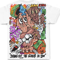 Gym Clothing Summer Oversized 100% Cotton Knitted Casual Mens T-shirts Solid Color 2024
