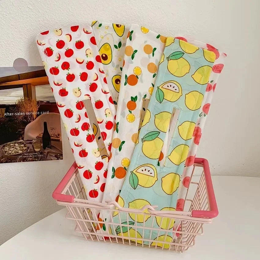Fruit Flower Print Elegant Large Bow Twister Tools Headband Wire Knot Clip Maker Kids Baby Deft Bun Fashion Hair Bands for Hair