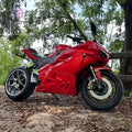 17 Inch Wider Wheels Single Side Motor Racing Electric Motorcycle – High Power Custom Electric Motorcycle