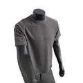 Wholesale OEM Custom Logo Embroidery 180g Polyester Men's Breathable Summer Top Stretch Fabric Crew Neck Daily Wear T-Shirt MegaBDM