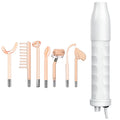 Good Quality Violet & Orange Neon Argon High Frequency Handheld Facial Wand Skin Therapy Machine Acne Treatment Head Care Kit MegaBDM