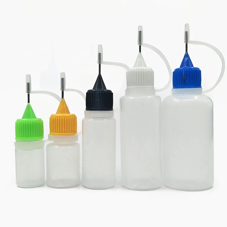 100ml PE Applicator Squeeze Glue Needle Tip Plastic Dropper Needle Bottles Oil Fill Bottle