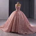 Jancember 241017 Princess Bean Paste Sleeveless Quinceanera Formal Gowns