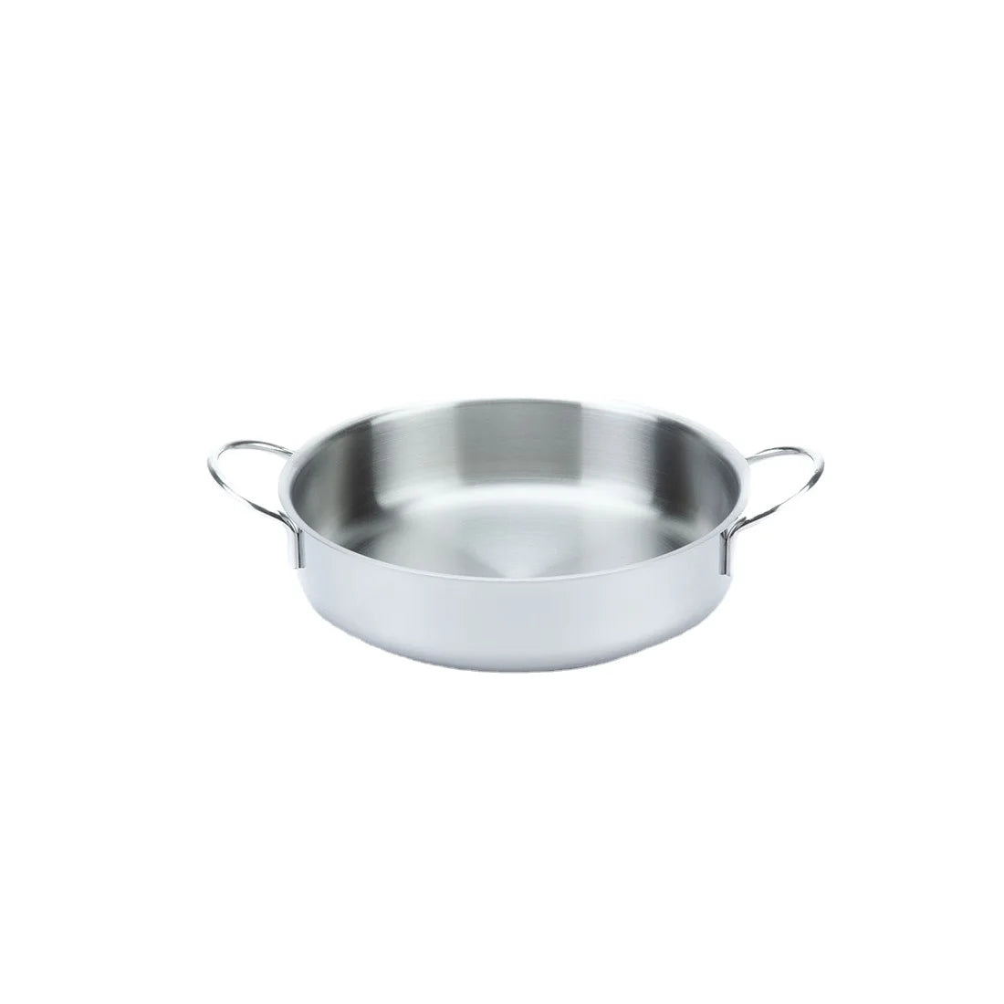 2025 New Eco Steel Ergonomic 12 cm Stainless Steel Induction Ready Oven Safe Skillet Classic Kitchen Cookware