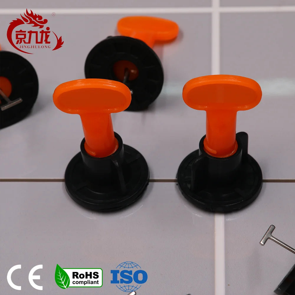 50 Pieces of Replaceable Steel Needle Balancing System Tile Leveling System Clips Tile Accessories MegaBDM
