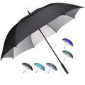 Sample Available Wholesale 30 Inch Large Windproof logo Prints Big Luxury Promotional Branded Custom Golf Umbrella with logo MegaBDM