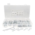 Factory Customized 180pcs Combination Set Stainless Steel Carbon Steel Zinc Plated Spring R Clip Cotter Pin
