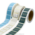 Ready to Ship Custom logo Label Stickers Color Printed Waterproof Barcode Round Triangle Heart Shape Seal Stickers Foods Labels