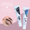 LiBeauty10ml Black Tint Henna Nrow Tint Kit Salon Eyelash Brow Dye Tint Kit Fast Long Lasting Waterproof Eyebrow Tint Kit MegaBDM