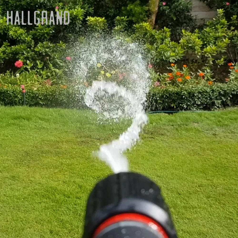 Garden Water Guns Twister Pattern Soft TPR Grip Variable Spray Patterns for High Pressure Water Hose Nozzle