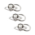 Heavy Duty 1/4\" 6mm 304 Stainless Steel Ceiling/Wall Mount Hook Diamond Pad Eye Plate Ring Yoga Swings/Boat Hardware Bag