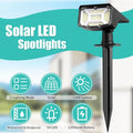 High Quality Cheap Price 50 LED Lights Outdoor Solar Spot Light Waterproof Solar Spotlight