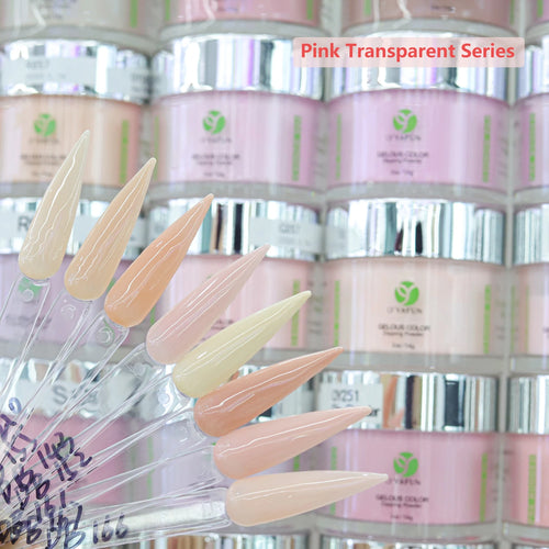 0.5oz Fast Drying Pink Acrylic Powder for Nail Decorations with Chrome Options and Sand Sugar OEM ODM Packed Bag Box