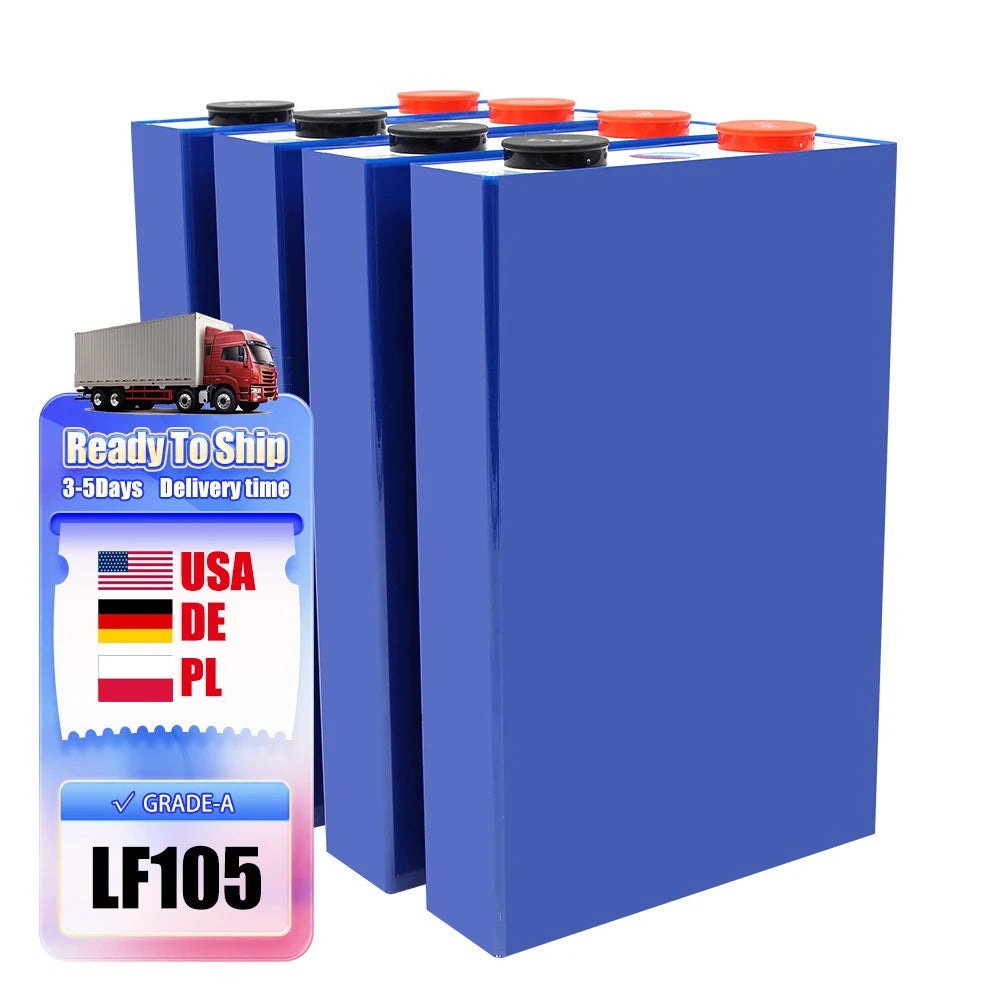EVE EU Stock LF105 LFP Batteries 4000 Cycle 3.2v 100ah Lifepo4 105ah Battery Cell for EV Car Solar System Lifepo4 Battery Cell