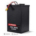 72V 30Ah Lithium Ion Battery Pack 2160Wh Smart Bluetooth BMS Metal Case for Electric Motorcycle E Bike Scooter MegaBDM