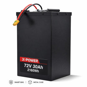 72V 30Ah Lithium Ion Battery Pack 2160Wh Smart Bluetooth BMS Metal Case for Electric Motorcycle E Bike Scooter