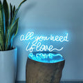 Rebow Dropshipping Acrylic Milkshake Neon Sign Led Lighting Neon Flex Sign for Party Decor