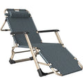 Outdoor Indoor Portable Adjustable  Multipurpose Sleeping & Rest Metal Foldable Stripe Oxford Cloth Bed and Chair for Sales