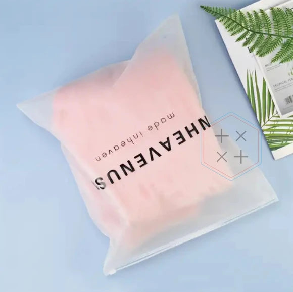 35 X 45 cm Frosted CPE Packing Zipper T-shirt Clothes Bag for Clothing Shop