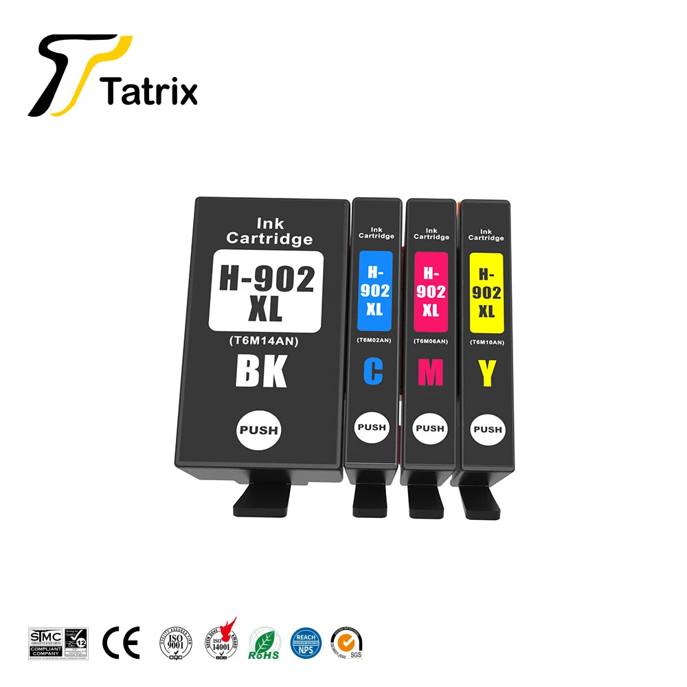 Tatrix HP 902XL T6M14AN Compatible Ink Cartridge for HP OfficeJet Pro 6968/6970/6975/6978 MegaBDM
