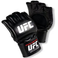 UFC MMA Sanda Boxing Training Gloves Lightweight Real Leather Moisture Wicking Non-Slip Adjustable Hook Loop Closure Half-Finger