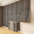 Self-Adhesive 3D Wood Slat Wall Sticker Peel and Stick Wall Panels for Bedroom Accent Wall Decor