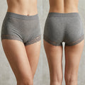 Women High Rise Seamless Lace Panties Soft Breathable Everyday Underwear Quick Dry Stretchy Spandex Nylon Thin Ladies Intimates MegaBDM