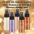 High Gloss Waterproof Mineral Purple Glitter Spray Body Powder Cream Makeup