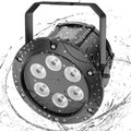 U`King 6 LEDs Par Light Waterproof IP65 Rated Outdoor 6x10W RGBW 4in1 Stage Light DMX512 Sound Activated Control Par Lights MegaBDM