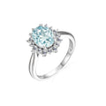 Argent 925 Natural Gemstone Blue Topaz Bague De Mariage Bijoux Femmes Fine Vintage Jewelry 2022 Destiny Jewellery