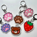 Customized Acrylic Keychain Personalized Text Photo Keyring Wholesale Custom Gift MegaBDM