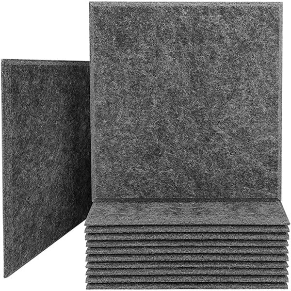 One Layer 24mm Polyester Fiber Acoustic Panels One Inch Thickness Soundproof Recycled PET Felt Acoustic Panel MegaBDM