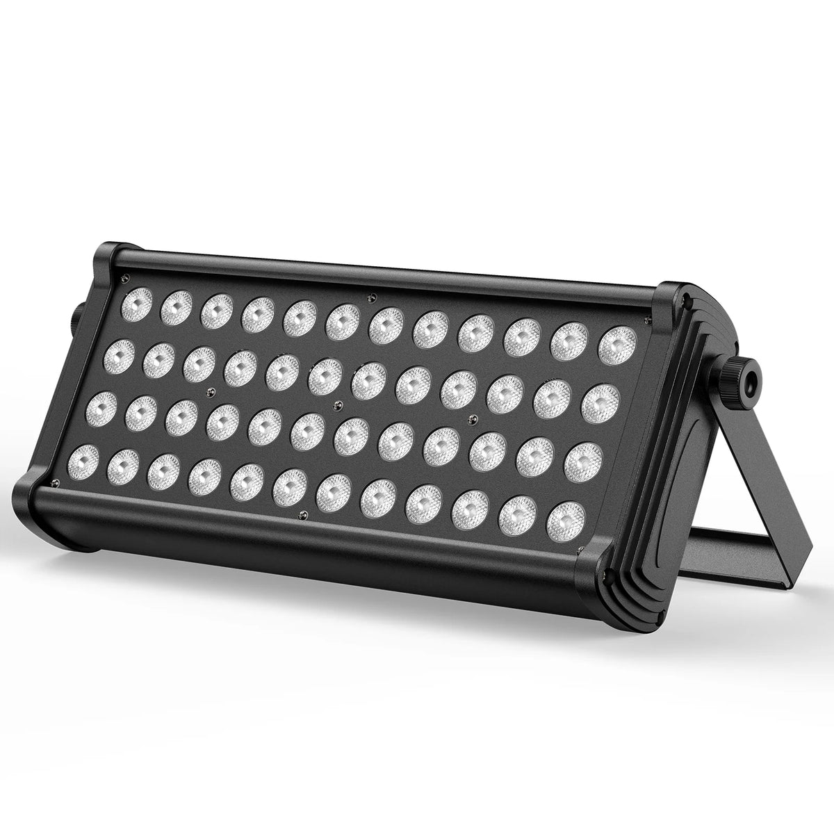 U`King 80W 48pcs RGB 3in1 LED Background Wall Wash Lights Multiple Colors Effect Stage Lighting Strobe Wall Washer Dyeing Lights MegaBDM
