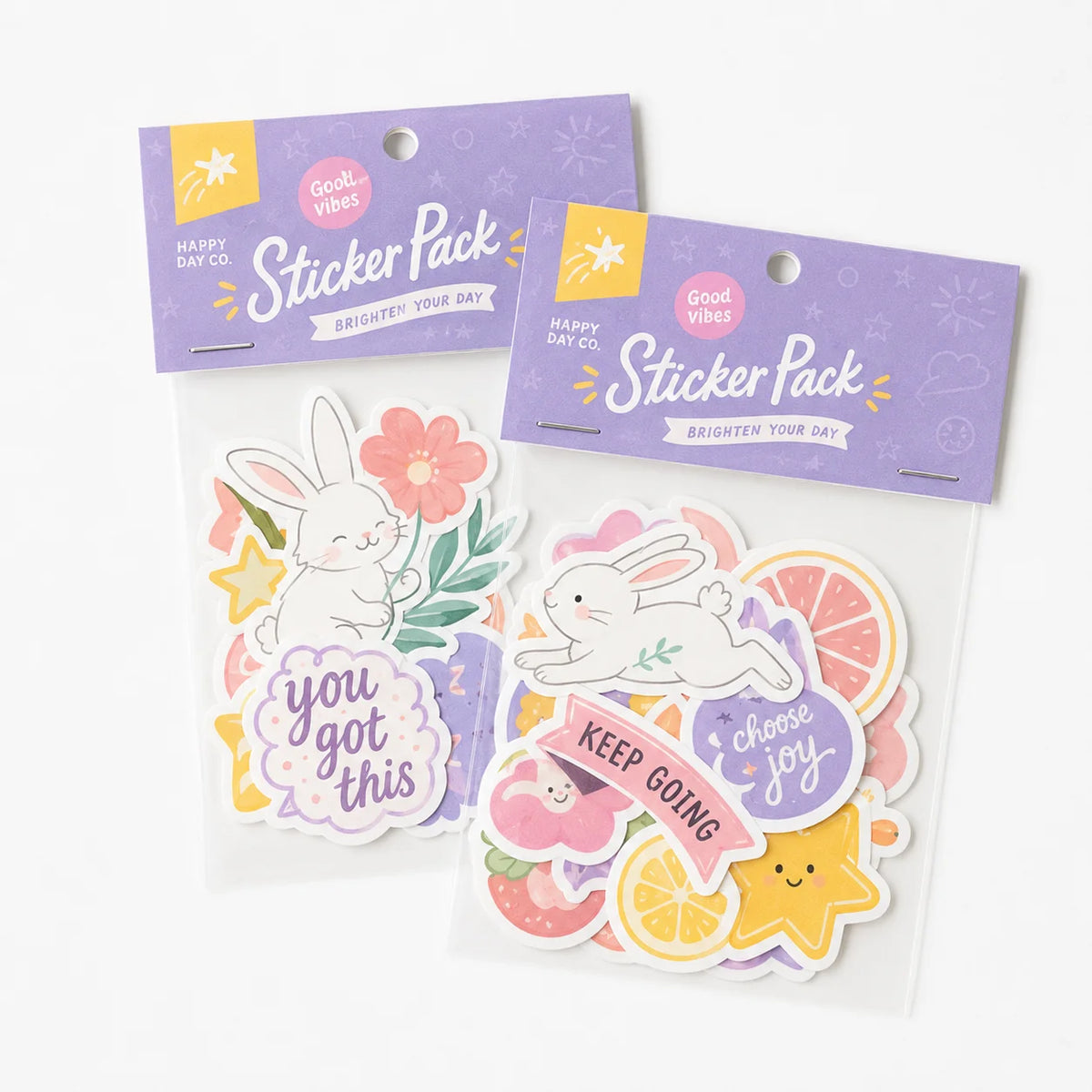 Custom Logo Advertising Stickers High-Quality Waterproof Sticker Packs (Individually Packaged in OPP Bags) MegaBDM